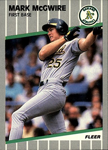 ☀MLB - MARK .McGWIRE 陶器製Bヘッド Amazon.com: 1989 Fleer #17 Mark McGwire MLB Baseball Trading Card
